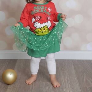 Grinch toddler outfit